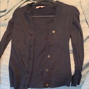 Xs dark grey Tory Burch cardigan